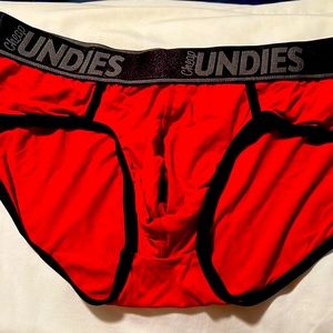 CheapUndies Red Sports Brief